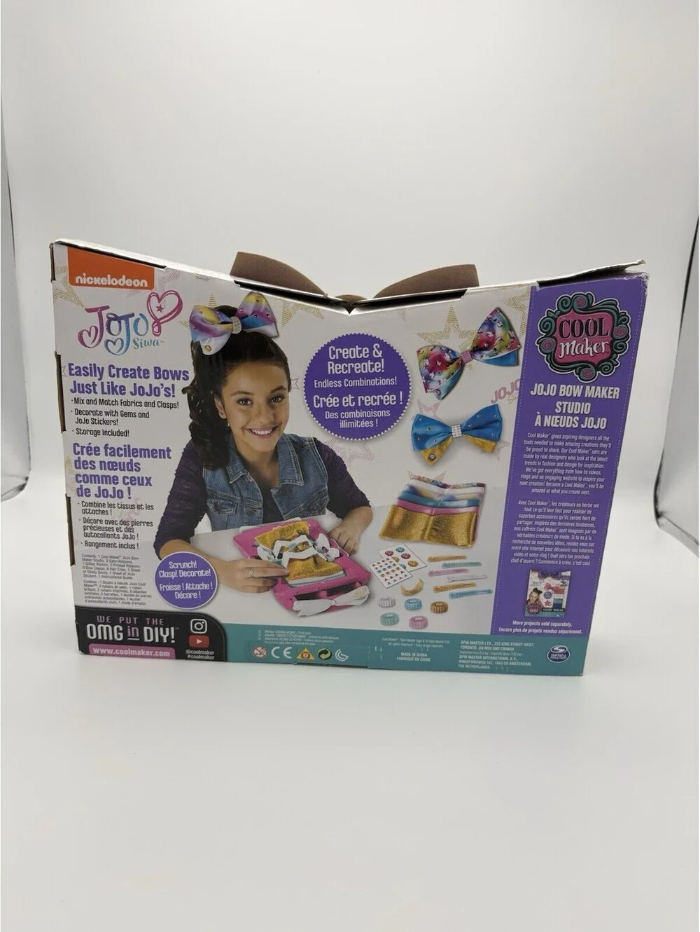 Cool Maker JoJo Siwa Bow Maker Craft Kit Kids DIY Set NWT